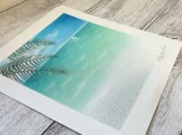 ロックアイランドビーチとパームツリー