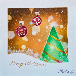 パステルアート Joy to world