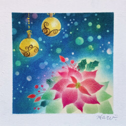 パステルアート Holy night