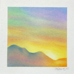 パステルアート Evening glow