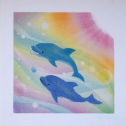パステルアート Dolphin Dreams