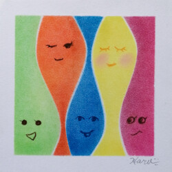 パステル和アート 皆んな笑ってみんな良い